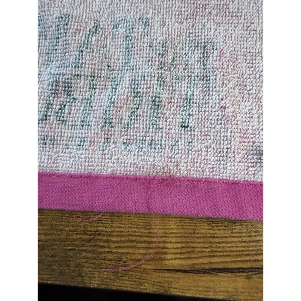 The Tampa Tribune Buccaneers Crucial Catch Pink Hand Towel 100% Cotton 14.5x16.5 - Picture 6 of 8